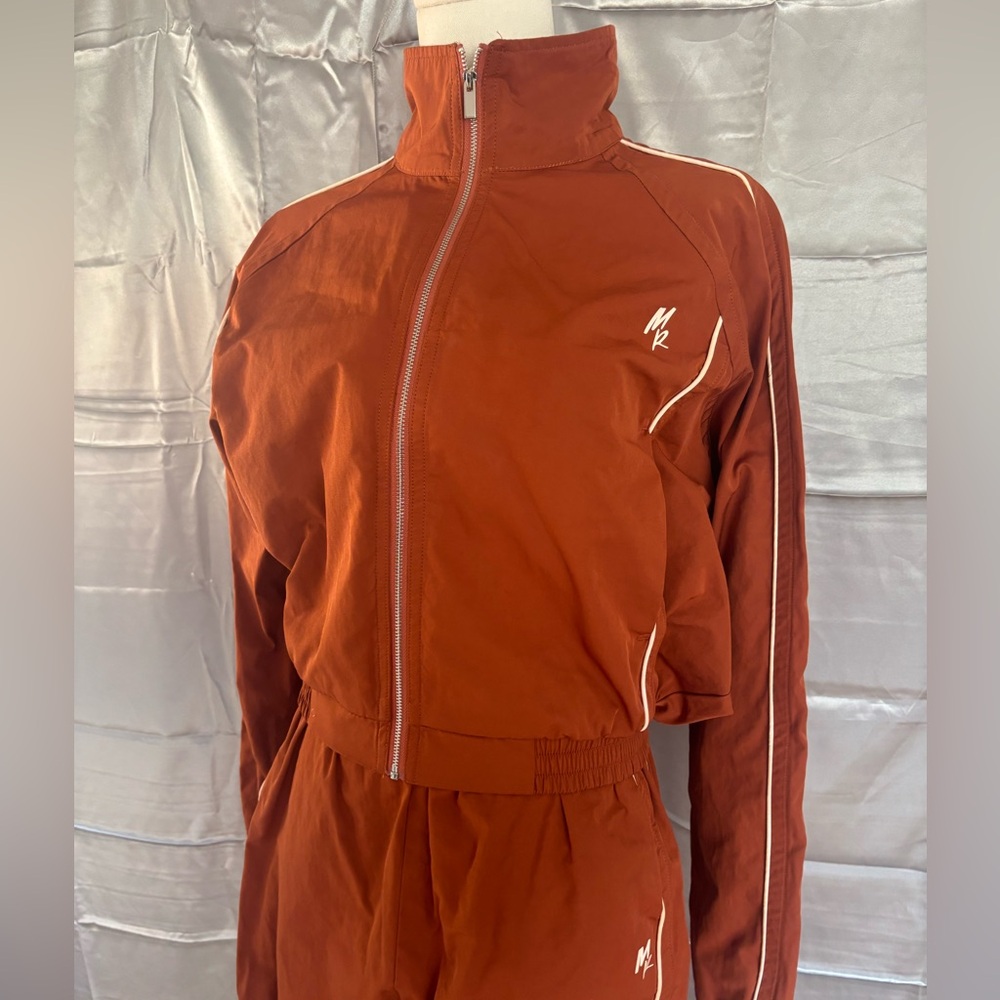 HOUSE OF CB sister brand MISTRESS ROCKS Brown  Rust Tracksuit sporty chic - Picture 5 of 7
